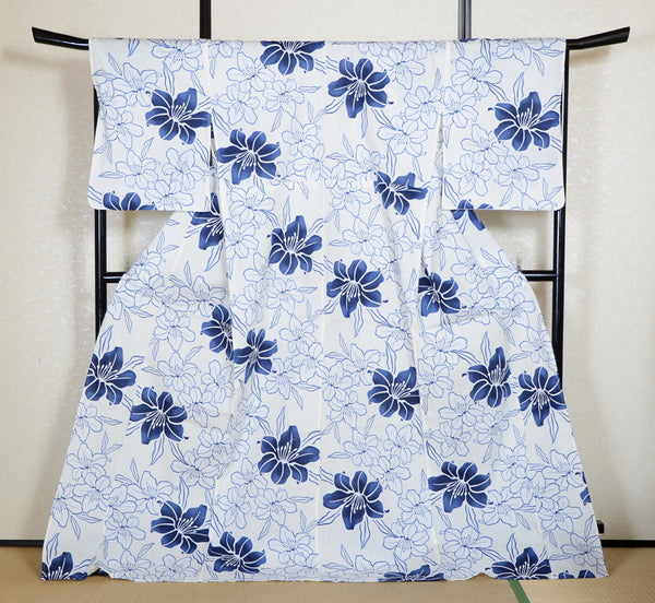 Japanese yukata kimono/ Plus size / P #395 /4L