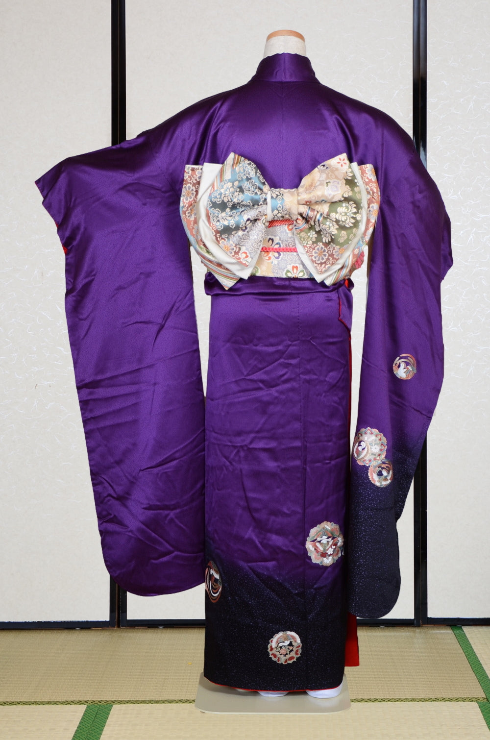 Long-sleeved kimono 6 items set / Furisode / FK#2-202