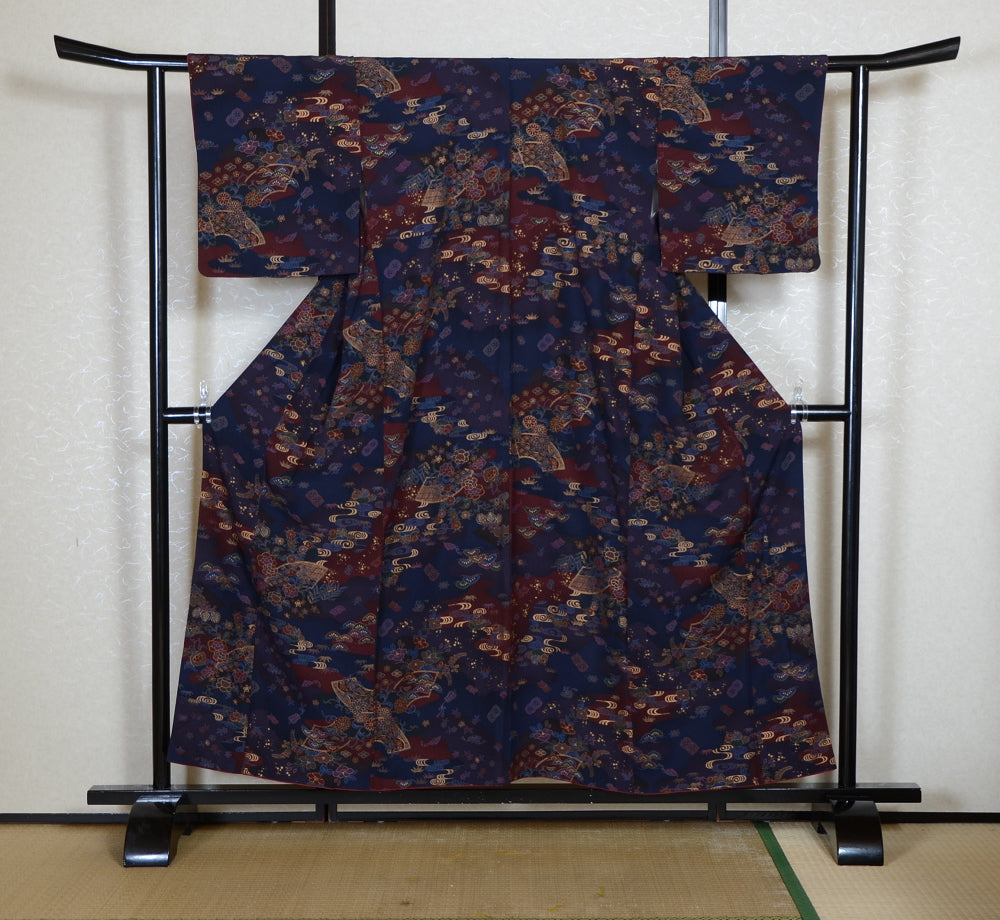 Japanese kimono 4 items set / SK #1-887
