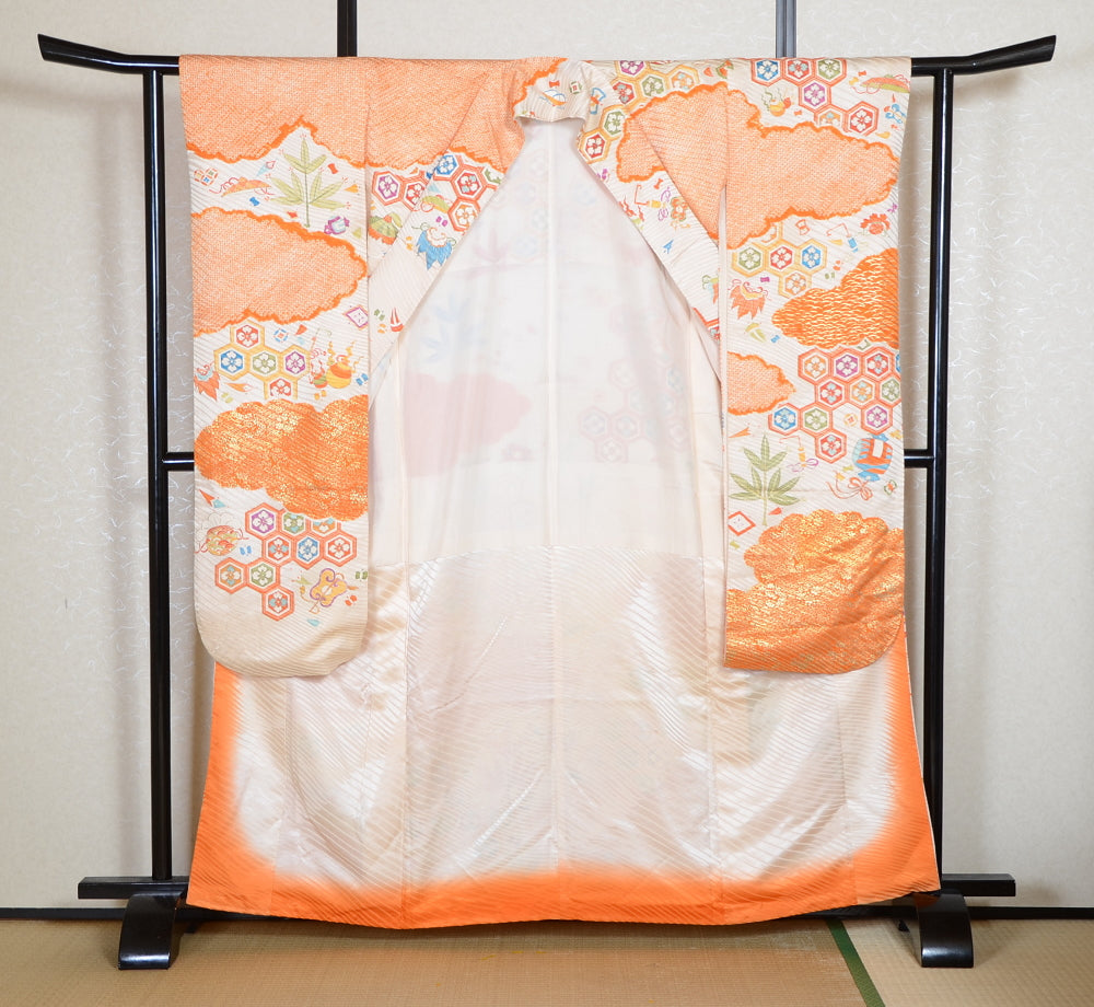 Long-sleeved kimono / Furisode / FK#2-031