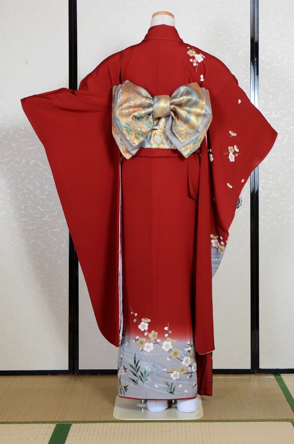 Long-sleeved kimono 6 items set / Furisode / FK#2-013