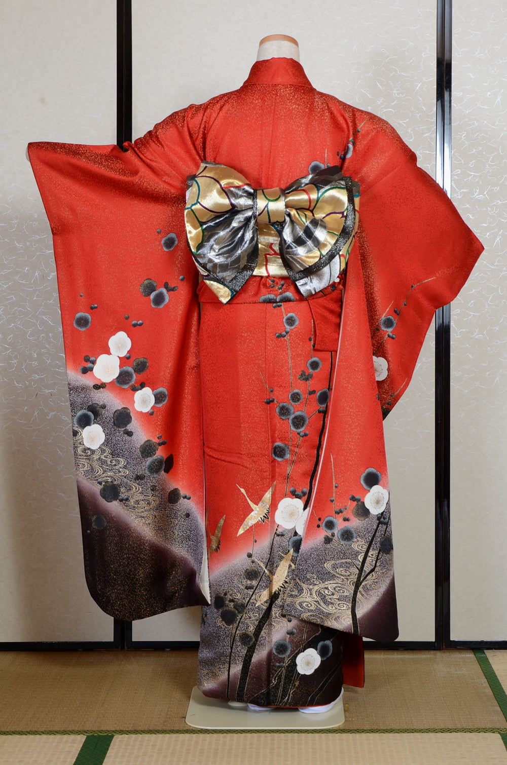 Long-sleeved kimono 6 items set / Furisode / FK#2-245