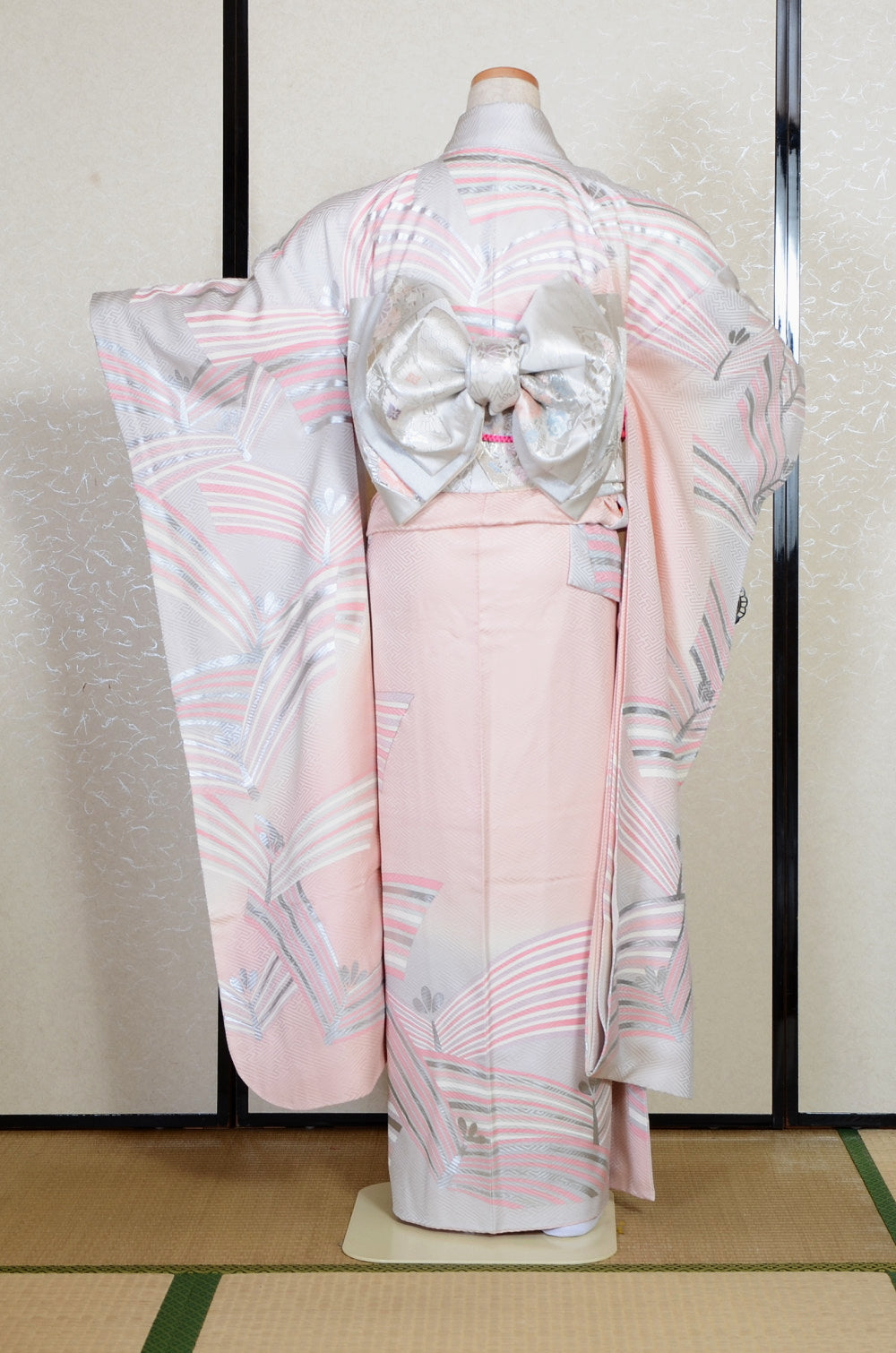 Long-sleeved kimono 6 items set / Furisode / FK#2-312
