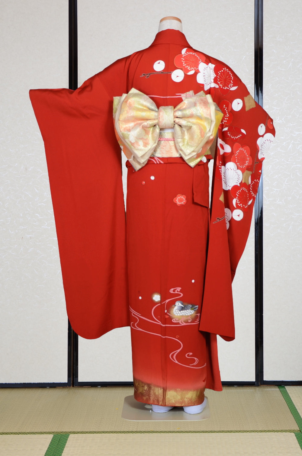 Long-sleeved kimono 6 items set / Furisode / FK#1-950