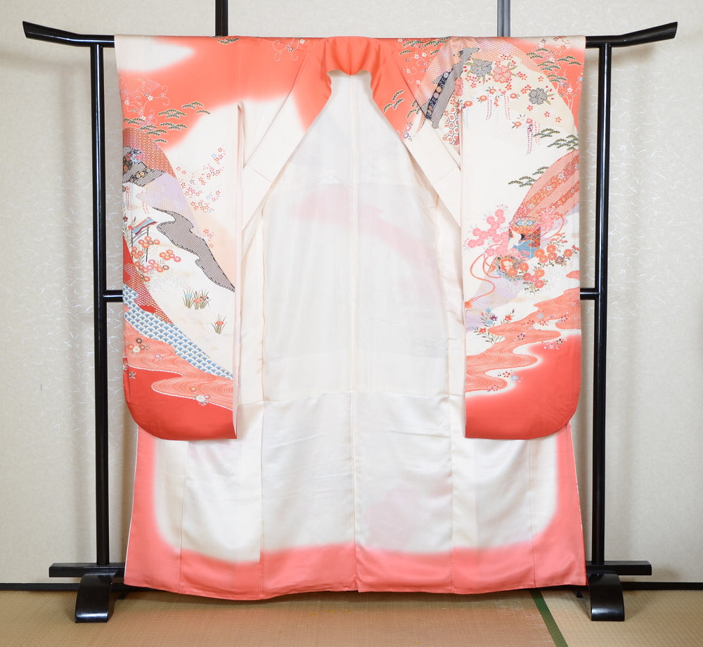 Long-sleeved kimono / Furisode / FK#2-045