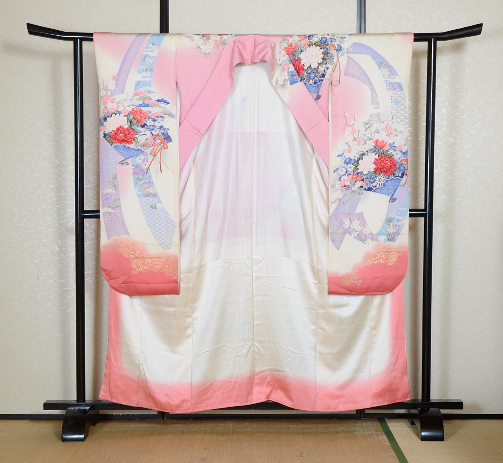 Long-sleeved kimono / Furisode / FK#2-369