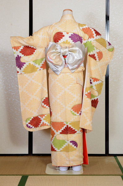 Long-sleeved kimono 6 items set / Furisode / FK#2-344