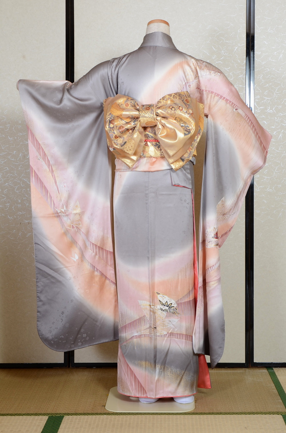 Long-sleeved kimono 6 items set / Furisode / FK#2-253