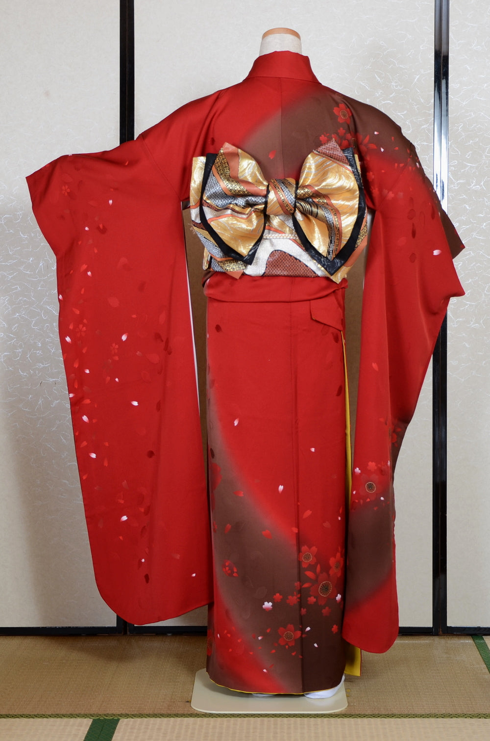 Long-sleeved kimono 6 items set / Furisode / FK#2-204