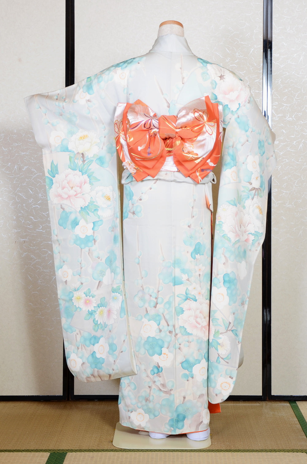 Long-sleeved kimono 6 items set / Furisode / FK#2-300