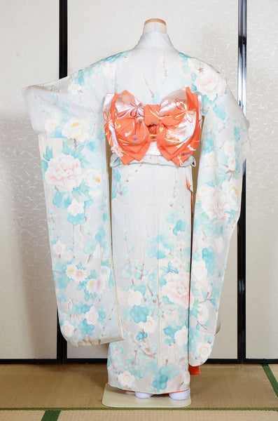 Long-sleeved kimono 6 items set / Furisode / FK#2-300