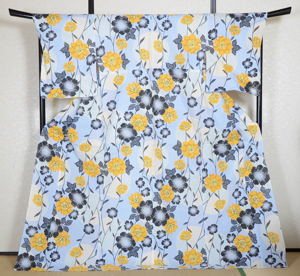 Japanese yukata kimono/ Plus size / P #374