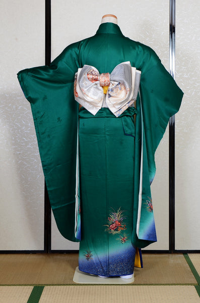 Long-sleeved kimono 6 items set / Furisode / FK#2-336