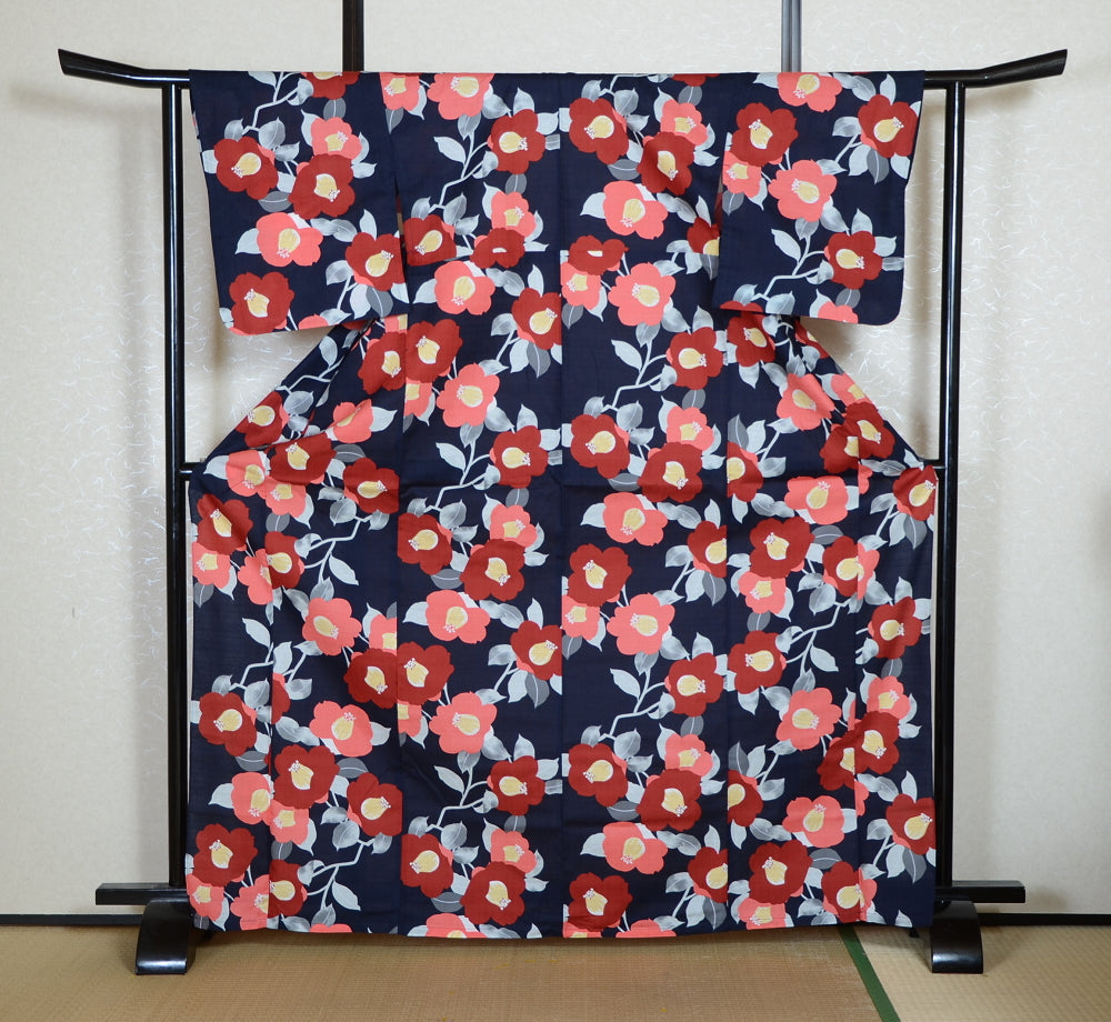 Japanese yukata kimono / D #195