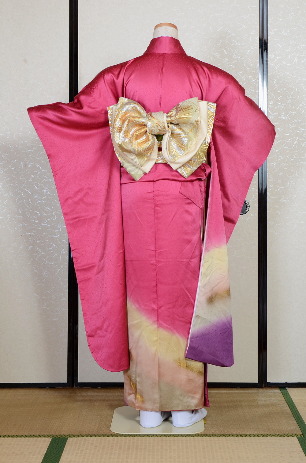 Long-sleeved kimono 6 items set / Furisode / FK#2-330