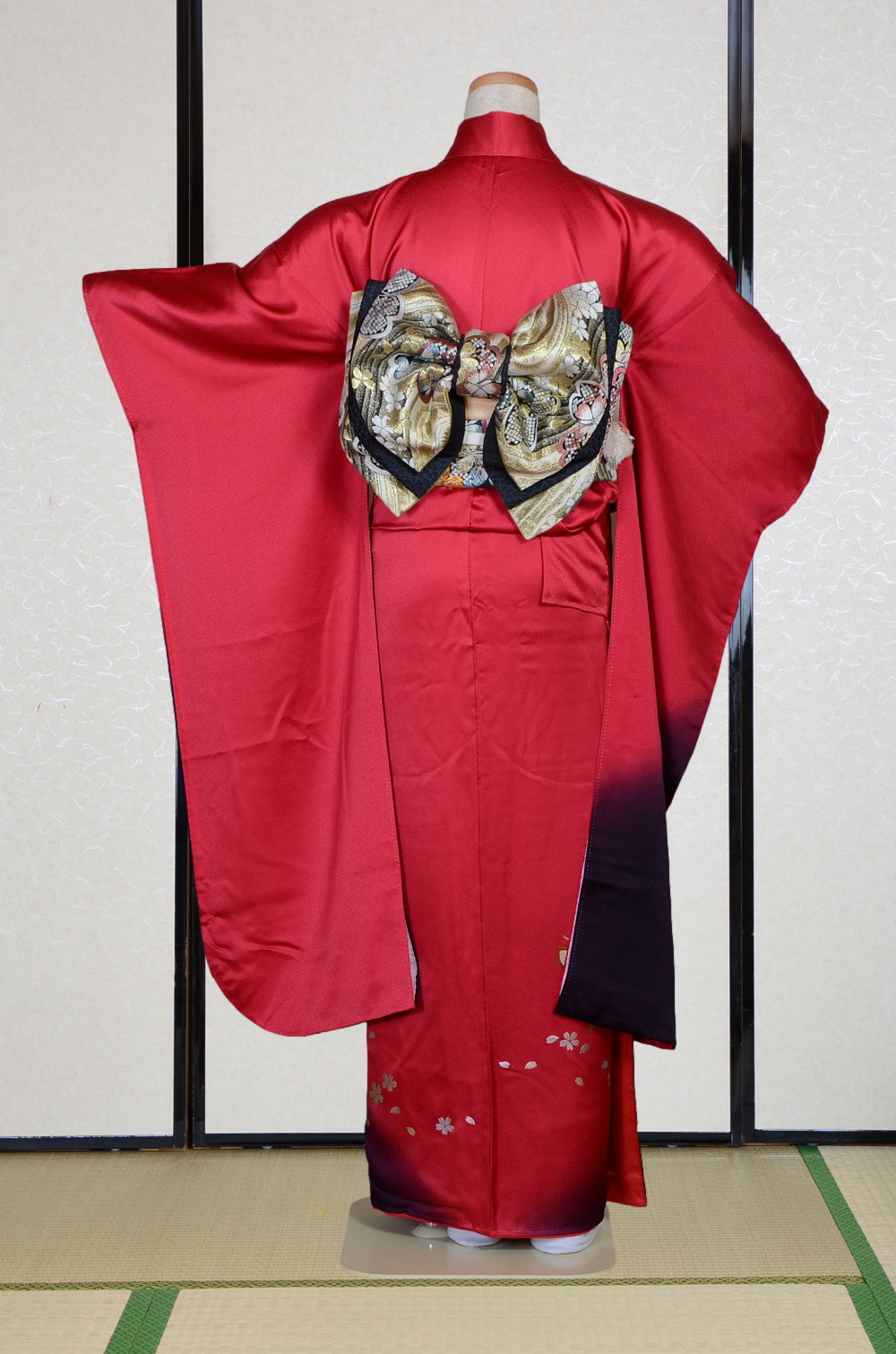 Long-sleeved kimono 6 items set / Furisode / FK#2-340