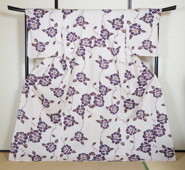 Japanese yukata kimono/ Plus size / P #385 /4L