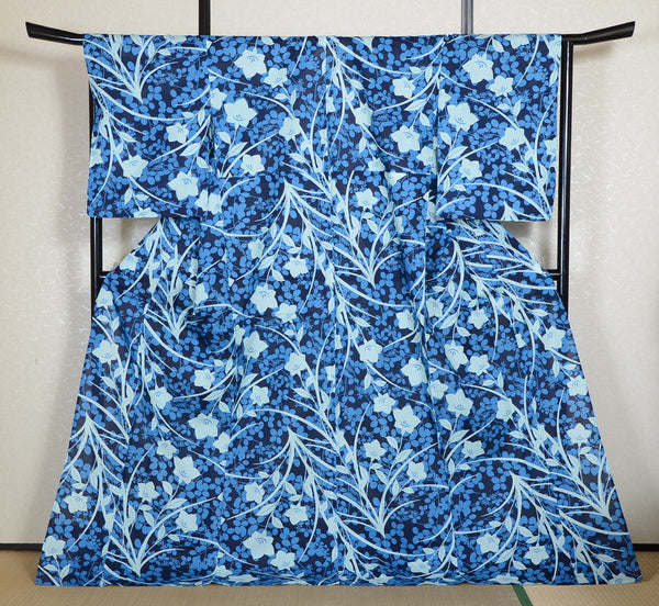 Japanese yukata kimono / H #560