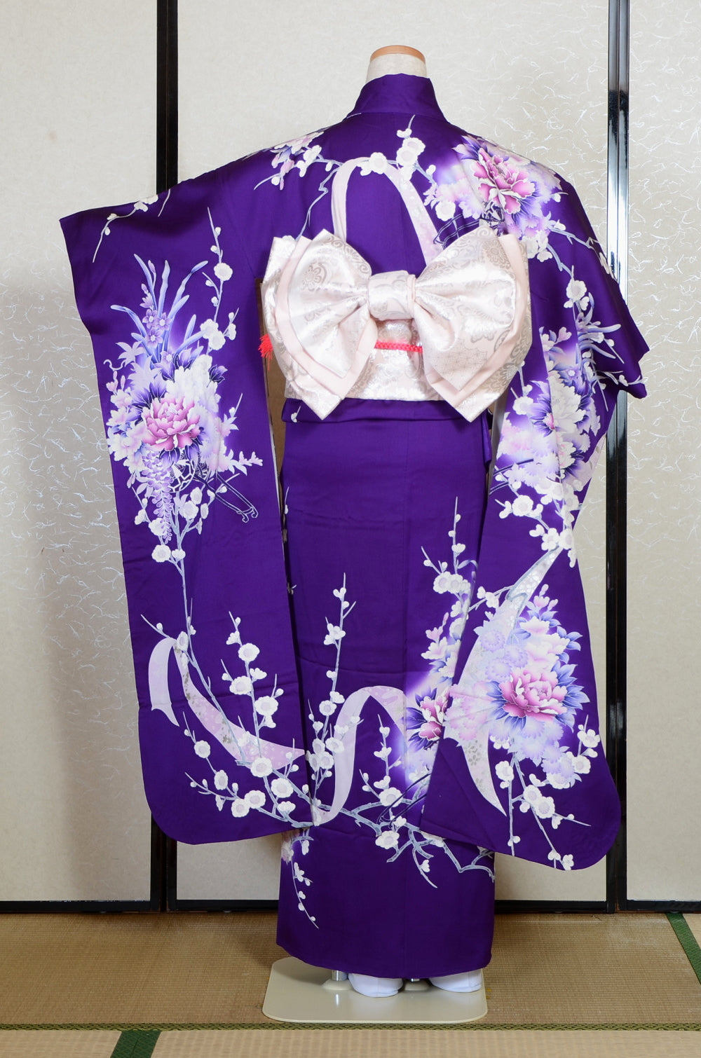 Long-sleeved kimono 6 items set / Furisode / FK#2-296