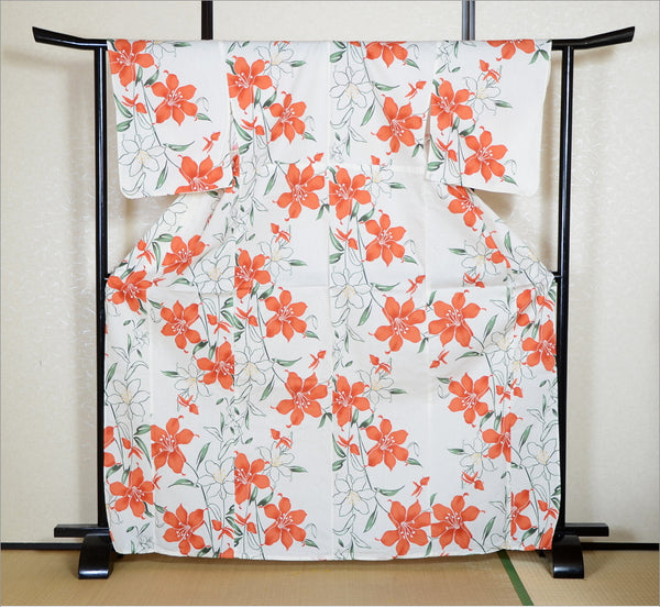 Japanese yukata kimono / D #180