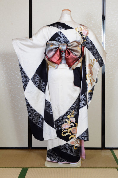 Long-sleeved kimono 6 items set / Furisode / FK#2-324