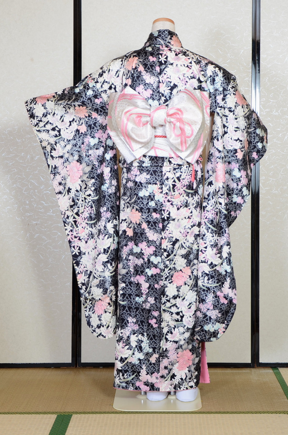 Long-sleeved kimono 6 items set / Furisode / FK#2-122
