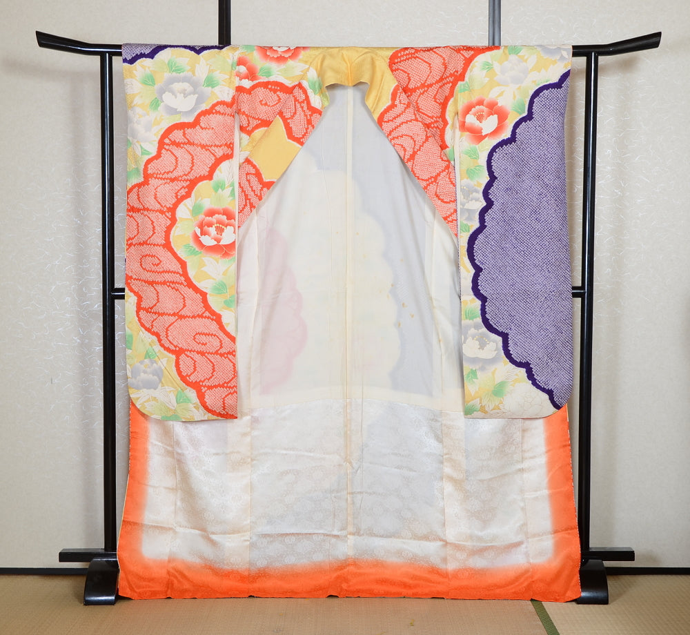 Long-sleeved kimono / Furisode / FK#2-364