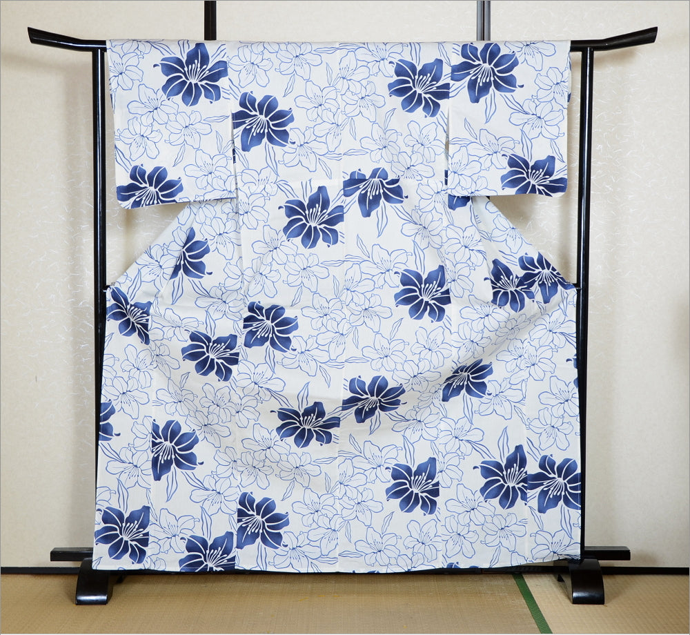 Japanese yukata kimono / D #187