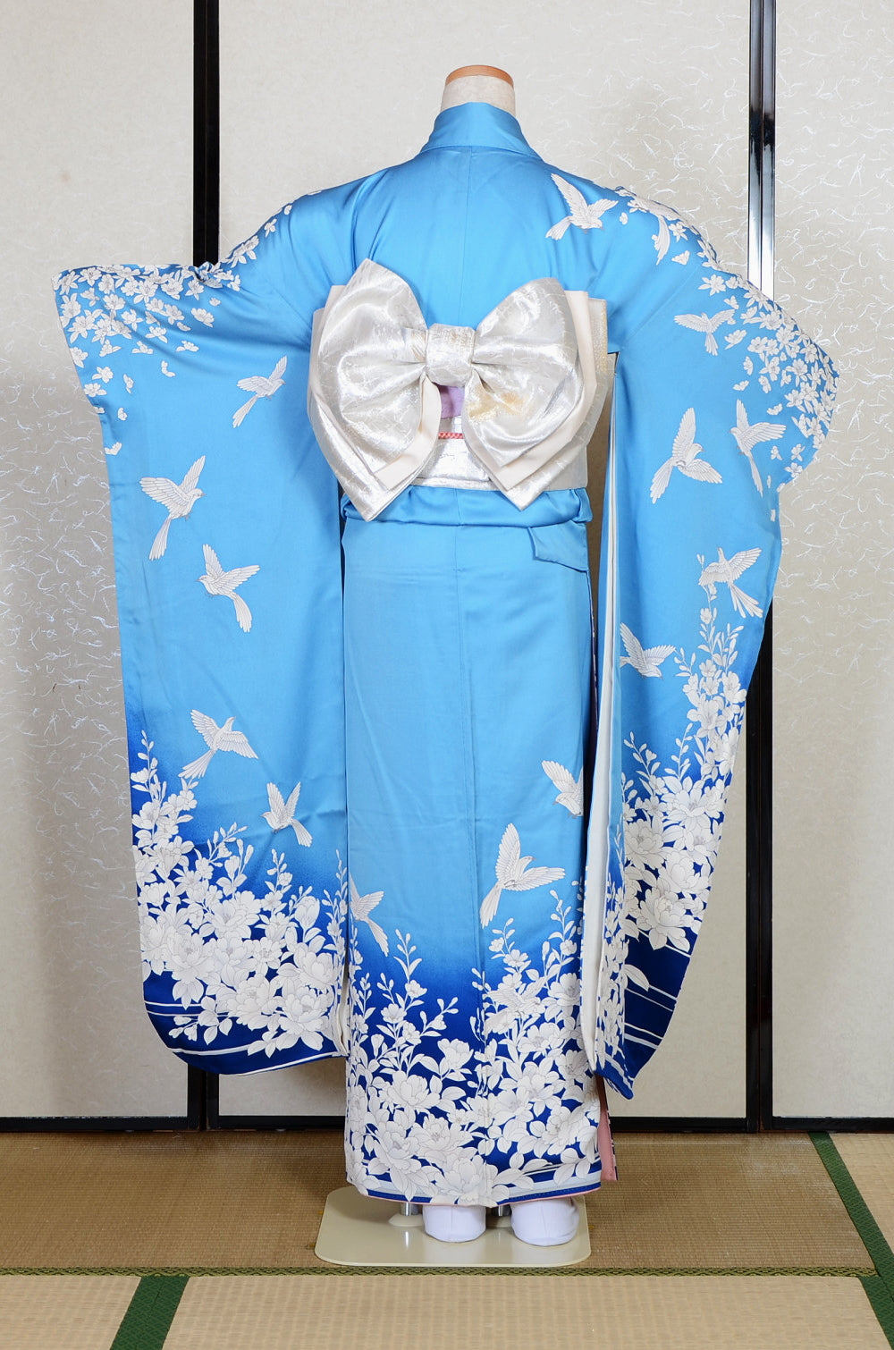 Long-sleeved kimono 6 items set / Furisode / FK#2-351