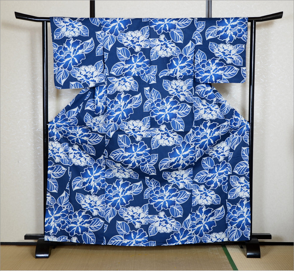 Japanese yukata kimono / D #189