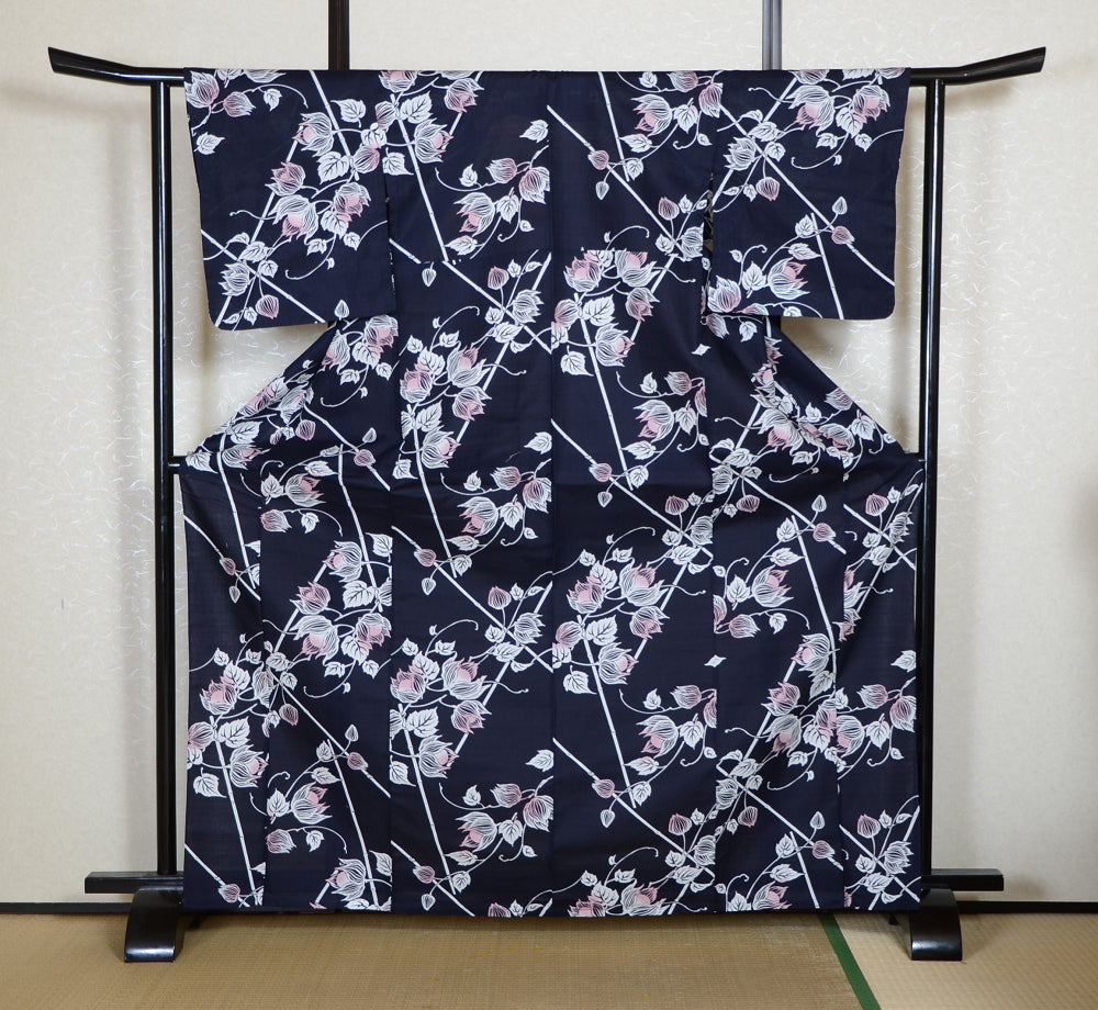 Japanese yukata kimono / D #197