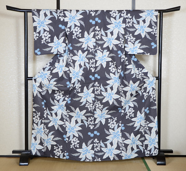 Japanese yukata kimono / D #199