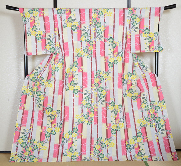 Japanese yukata kimono/ Plus size / P #378