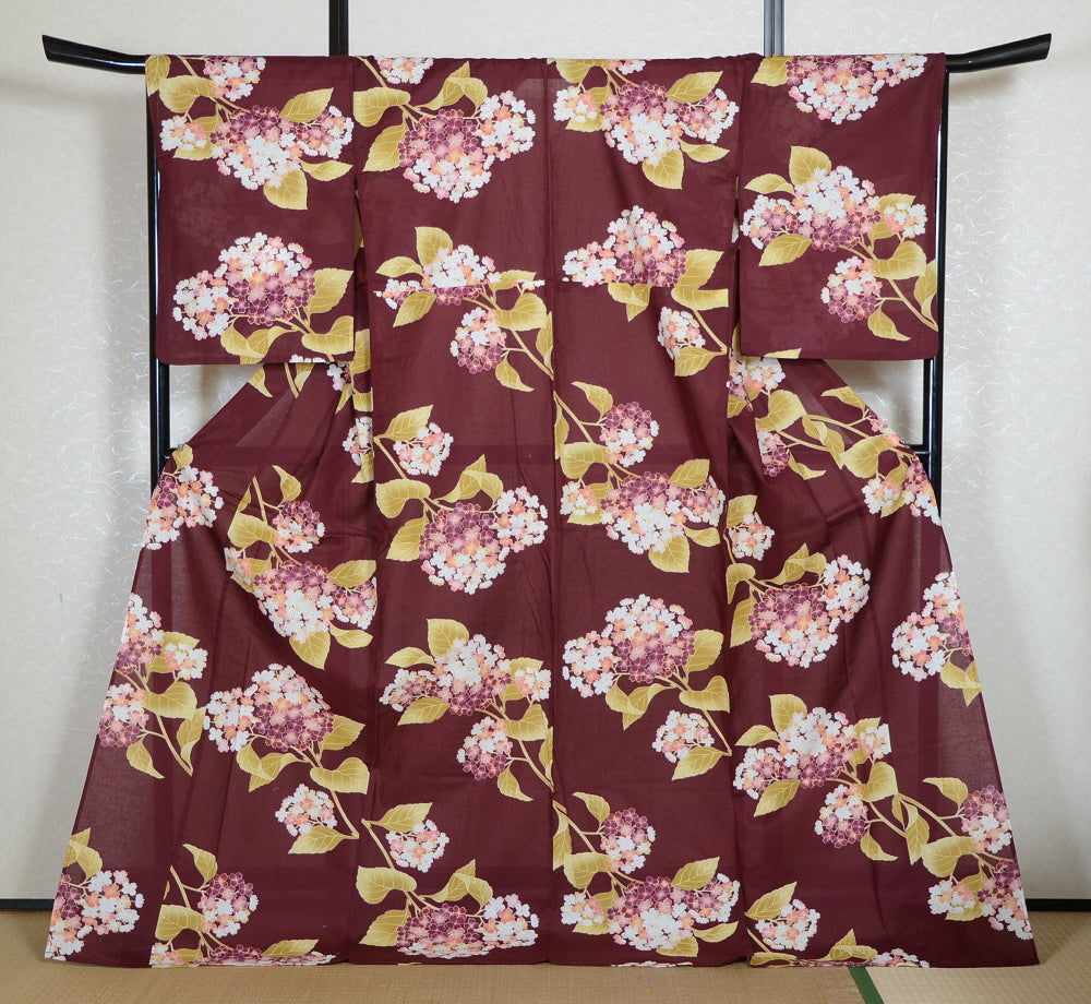 Japanese yukata kimono/ Plus size / P #421 /4L