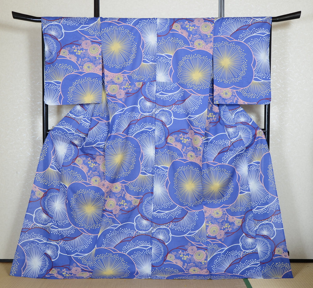 Japanese yukata kimono/ Plus size / P #417 /4L
