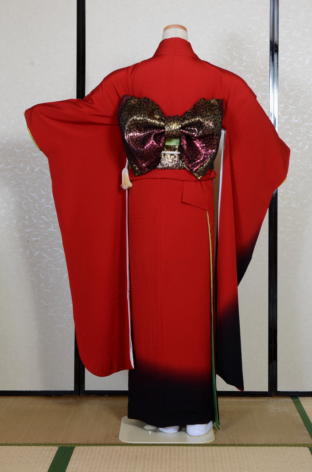 Long-sleeved kimono 6 items set / Furisode / FK#2-320