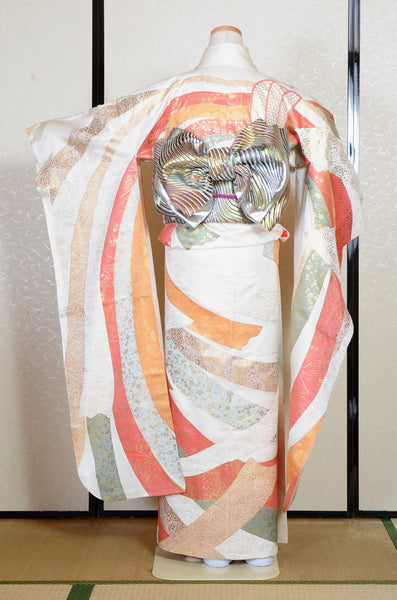 Long-sleeved kimono 6 items set / Furisode / FK#2-293