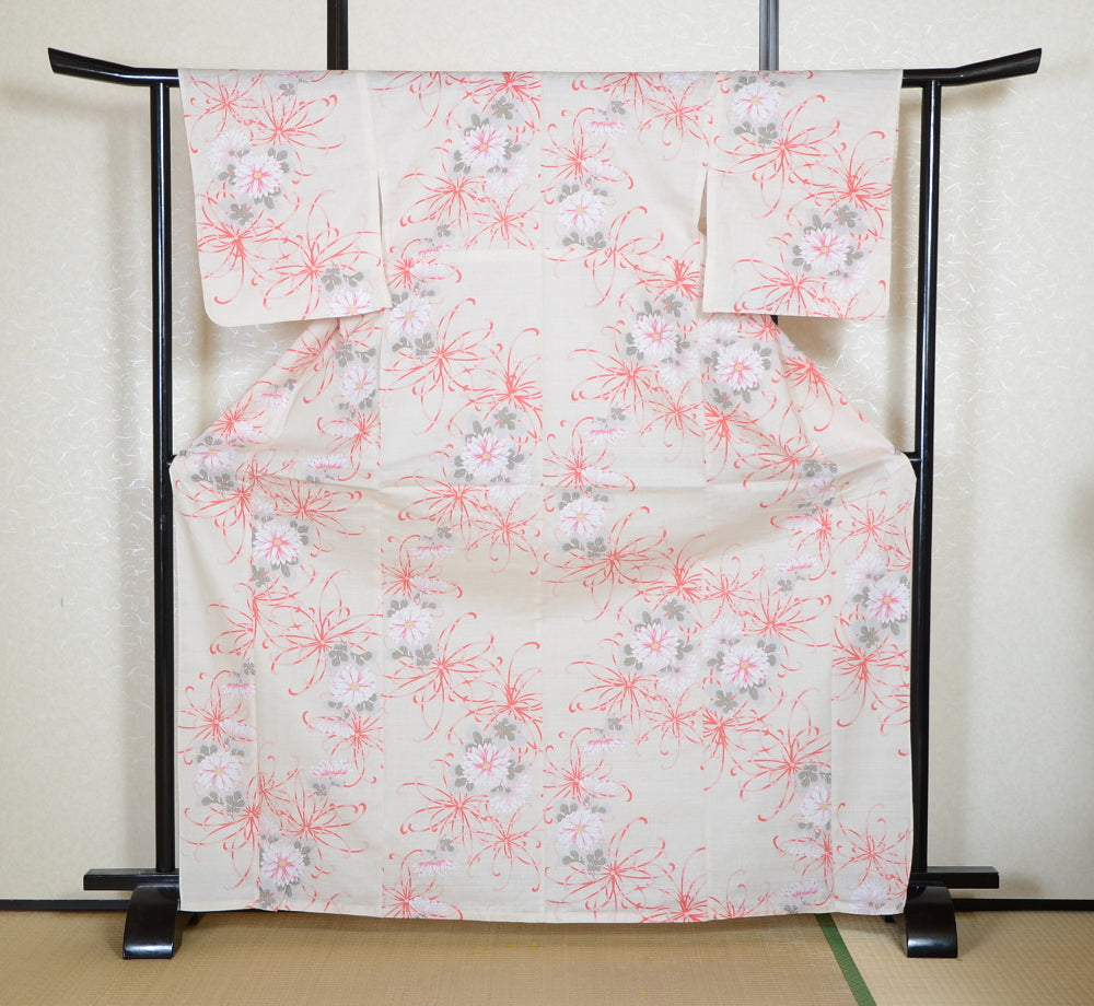 Japanese yukata kimono / D #192