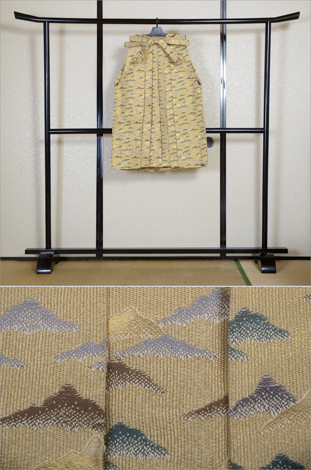 Traditional men hakama / M-hkm #512