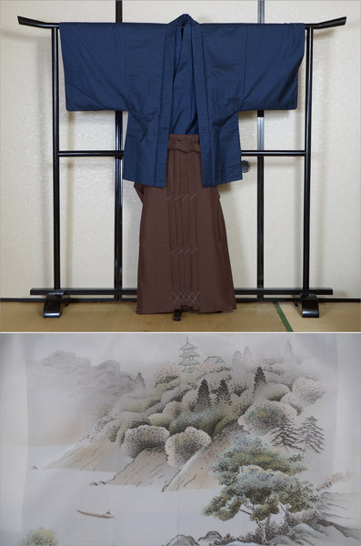 Jacket, kimono, hakama set / JKH #1-544