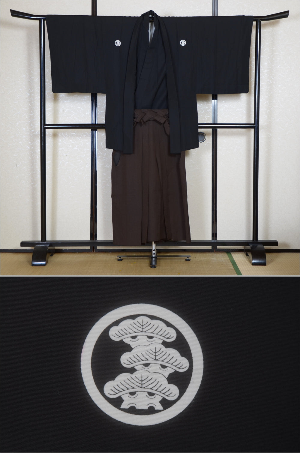 Jacket, kimono, hakama set / JKH #1-479