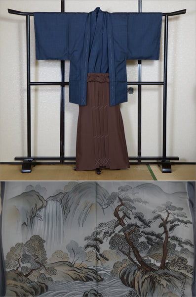 Jacket, kimono, hakama set / JKH #1-542