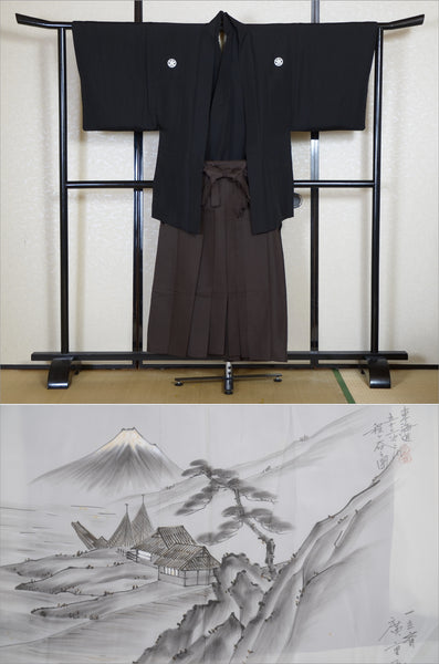 Jacket, kimono, hakama set / JKH #1-477
