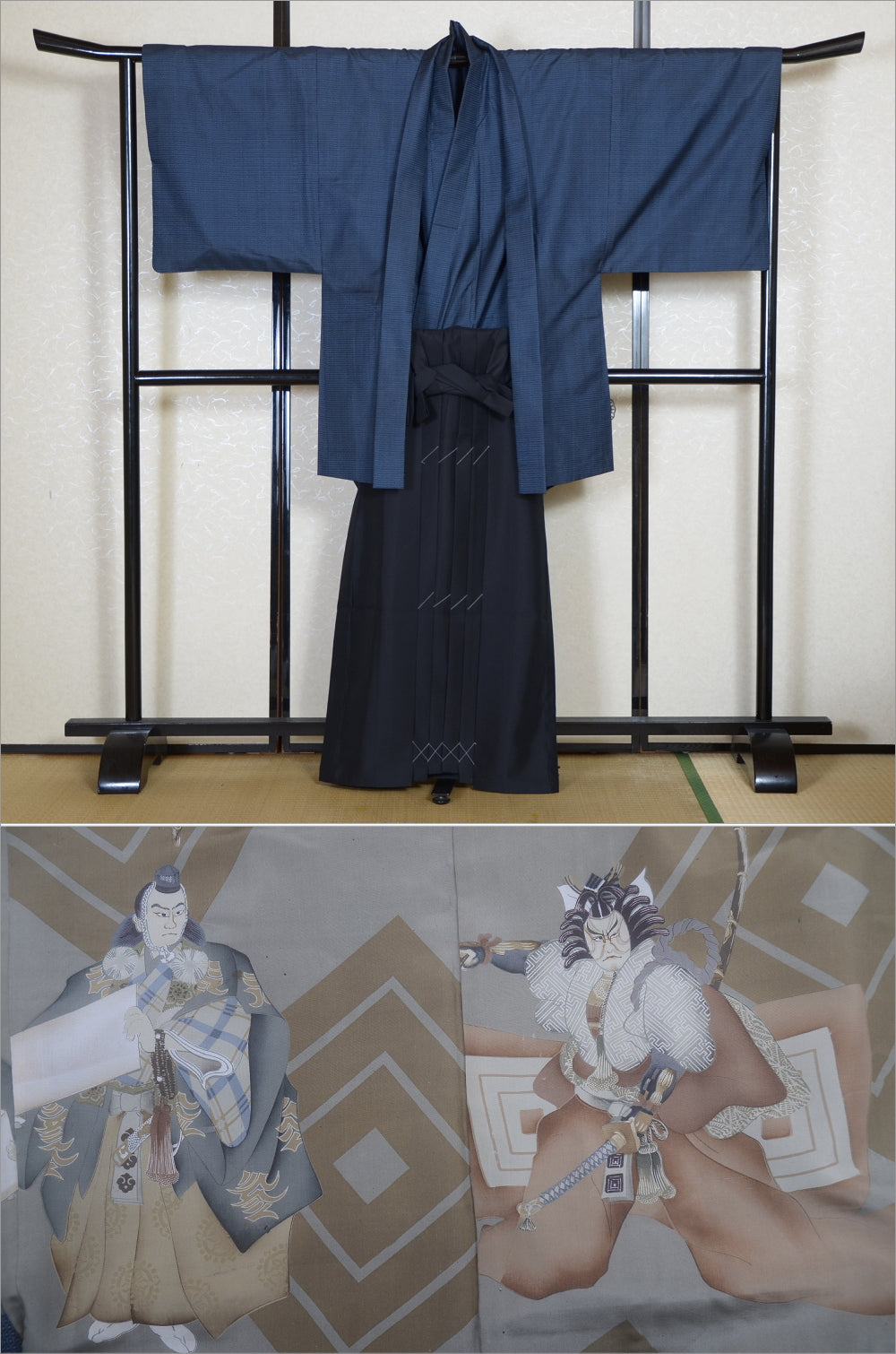 Jacket, kimono, hakama set / JKH #1-466