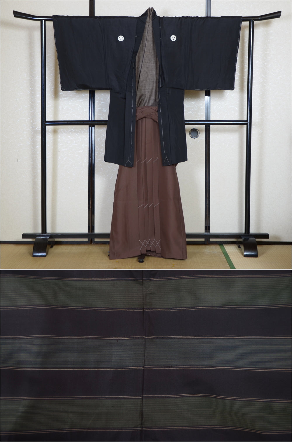 Jacket, kimono, hakama set / JKH #1-368