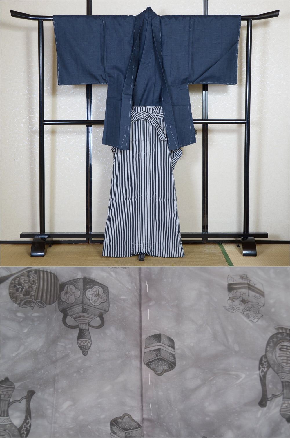 Jacket, kimono, hakama set / JKH #1-519