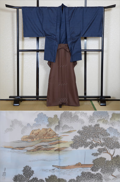 Jacket, kimono, hakama set / JKH #1-371