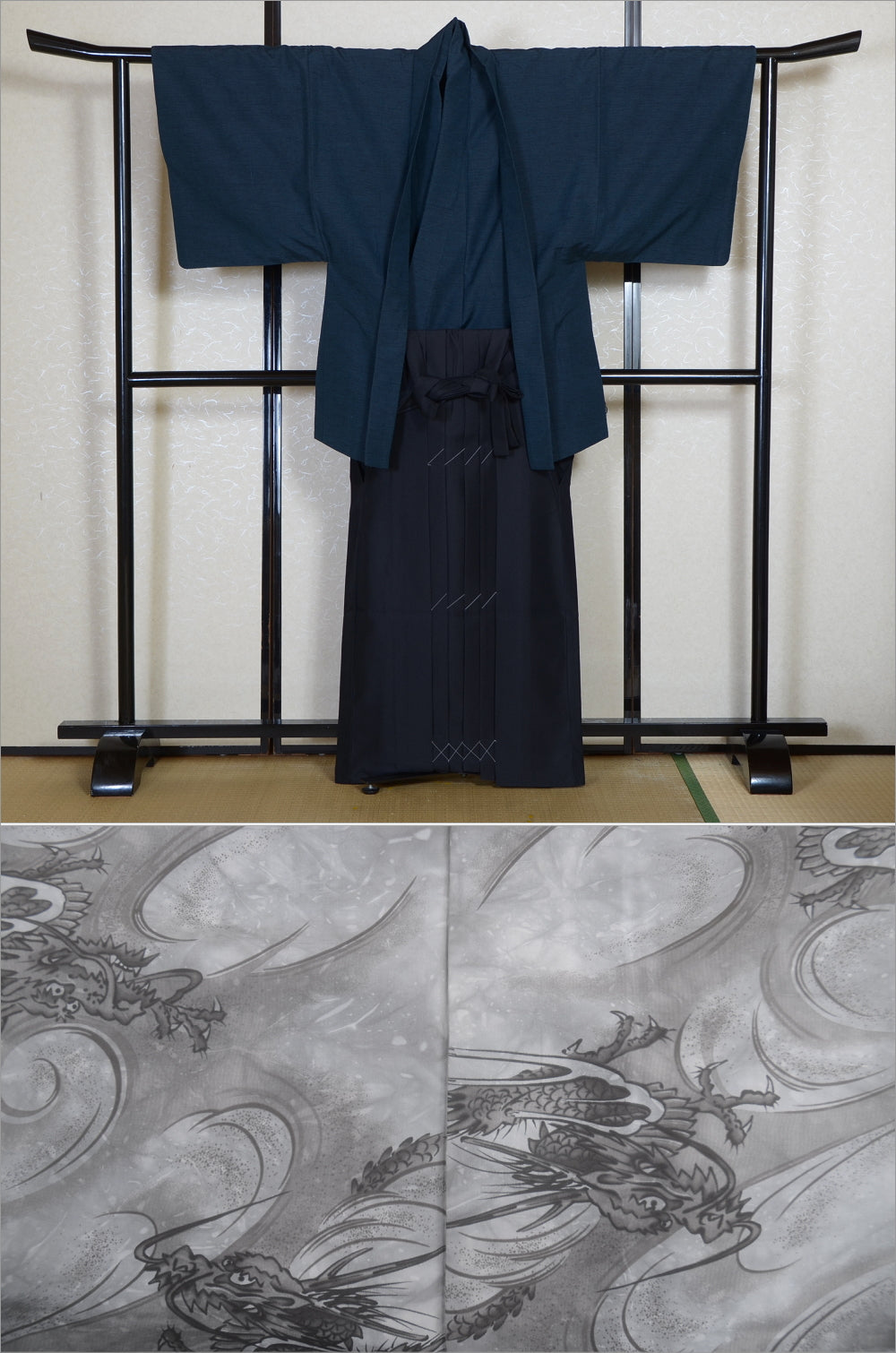 Jacket, kimono, hakama set / JKH #1-507