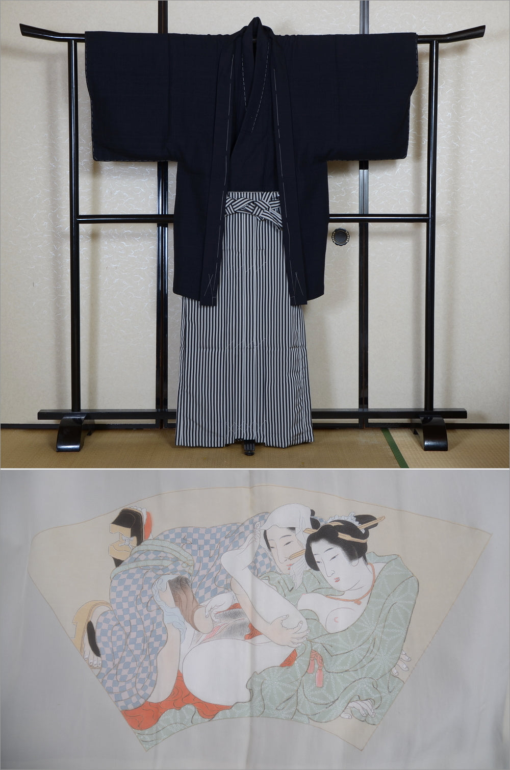 Jacket, kimono, hakama set / JKH #1-551