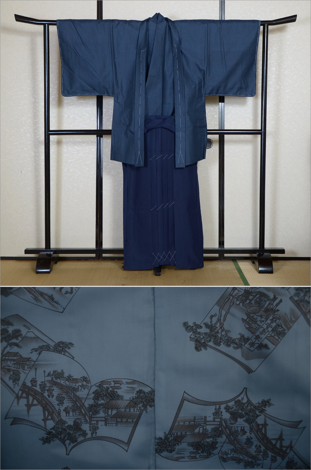 Jacket, kimono, hakama set / JKH #1-531